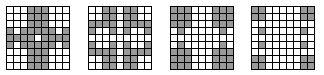 3 attractors of another net, closely linked to the first set